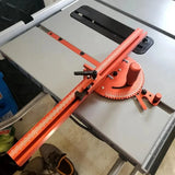 1 Set Miter Gauge and 400MM Aluminium Profile Fence With Track Stop Sawing Assembly Angle Ruler for Table Saw Router Table Woodw