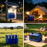 25000mAh 3.2V 25Ah LiFePO4 Battery Cell Lithium Iron Phosphate Deep Cycles for Diy 12V 24V 36V 48V Solar Energy UPS Power