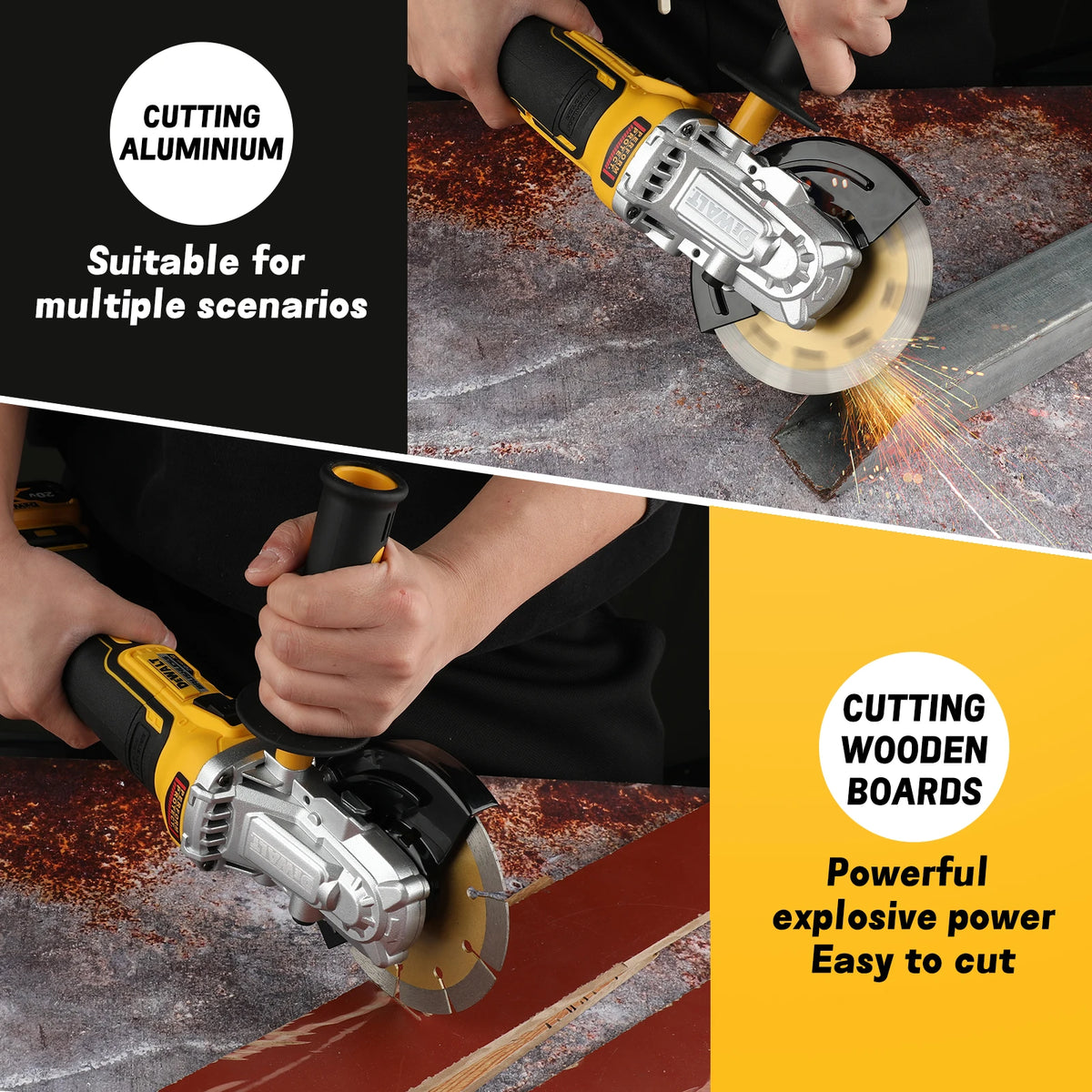 DEWALT DCG405 100/125mm 18V lithium Handheld Grinding battery brushless flat head angle grinder  tool cutting machine