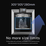 QIDI PLUS4 3D Printer 600mm/s Speed High-Temp 65℃ Chamber 370°C Direct Extruder Auto Leveling 1 Year for Industrial Use PLA