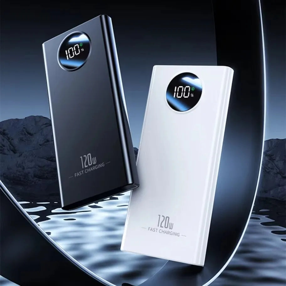 120W 80000mah Power BankSuper Fast Charging Ultralarge Capacity For Mobile Power External Battery For Iphone Xiaomi Samsung