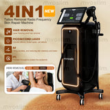 4 in 1 Beauty Machine 808nm Laser Hair Removal IPL Freckle Removal RF Skin Tightening Picosecond Tattoo Removal Multi-Wavelength