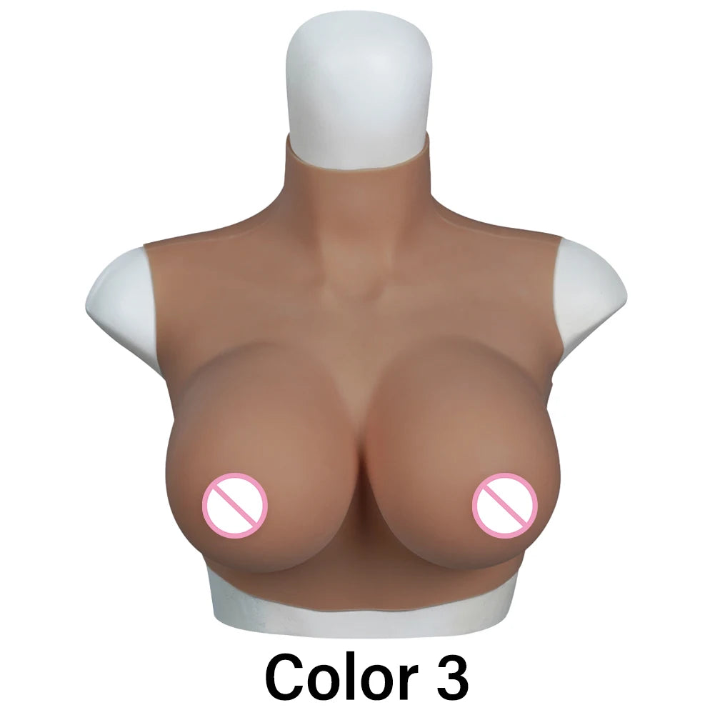 Crossdresser Breast Forms Fake Boobs Super Thin Material Silicone Tits For Crossdressing Drag Queen Transgender Shemale Cosplay
