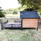SDD010 Outdoor Timber Wooden Dog Kennel
