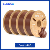 ELEGOO 4KG/5KG/10KG 1.75mm Rapid PETG Filament