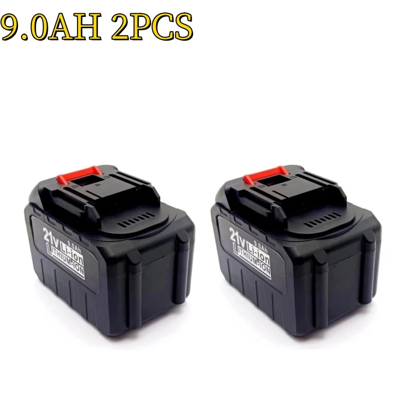 21V 9AH 6AH 3AH Electric drill, screwdriver, durable lithium battery,for Makita 21V series electric tool high voltage water gun