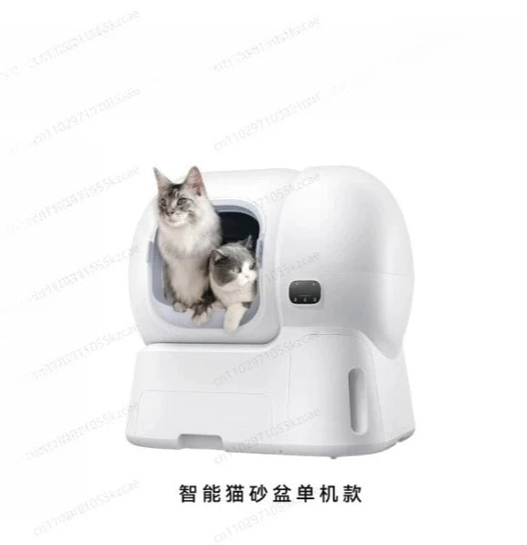 Automatic sand replenishment one-click cleaning smart cat toilet automatic cat litter box