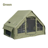 PAKICETUS Inflatable Camping Tent Luxury Glamping Tent with Roof Window Carry Bag Easy Setup Outdoor Tent for Family Weekend Trip Group Gathering, 4/6/8/10/12 Person