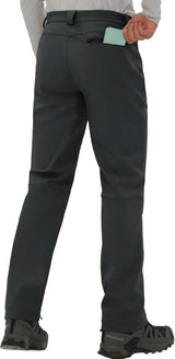 Pioneer Camp Men's Fleece Lined Outdoor Hiking Pants Insulated Waterproof Warm Softshell Windproof Work Pant