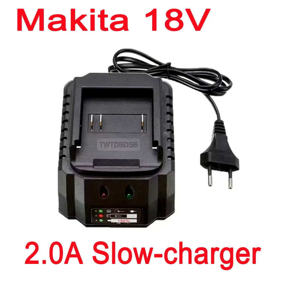 Makita Original DC18RC Li-ion Battery Charger With LED Display 14.4V 18V Bl1830 Bl1430 Dc18Ra Electric Power DC18Rct 3A Charging
