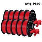 Geeetech PETG 10kg 1.75mm Filament 3d print wire Vacuum Packaging Local Warehouses Colorful Plastic for most FDM 3D printer