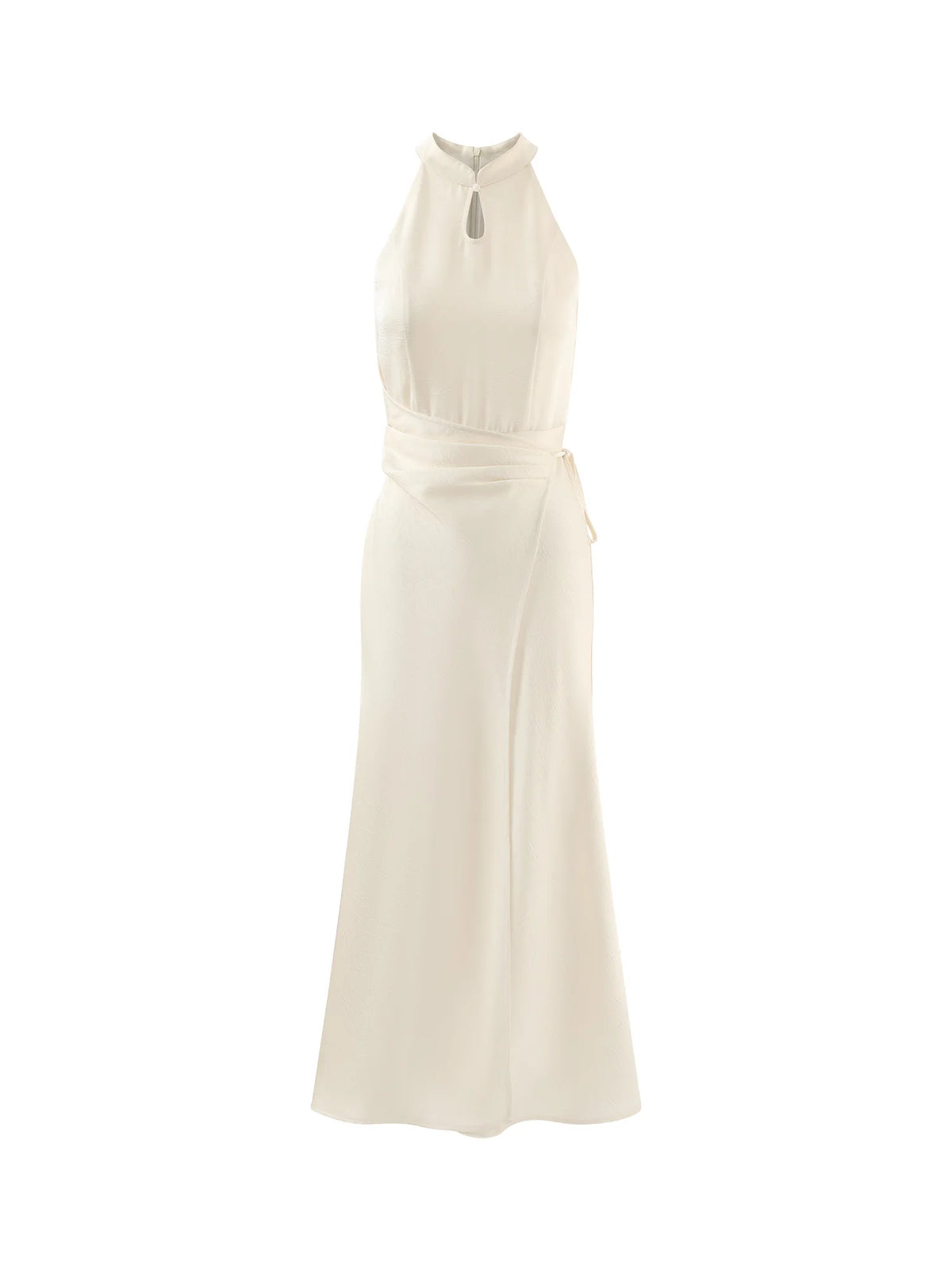 Elegant Jacquard Maxi Dress Chinese Style Sleeveless Long Dress Slim Draped Cut Vintage Inspired Outfit Women Autumn Casual Wear