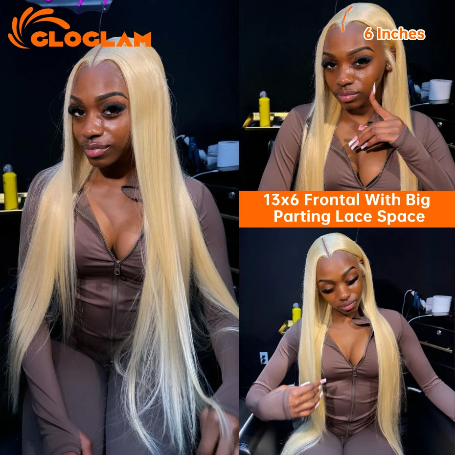 Straight 220 Density 13x4 13x6 360 Lace Front Wig Human Hair Pre Plucked
