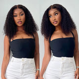Pre Cut No Glue Water Wave 13x6 Bob Wigs Curly 7x5 Glueless Wig Human