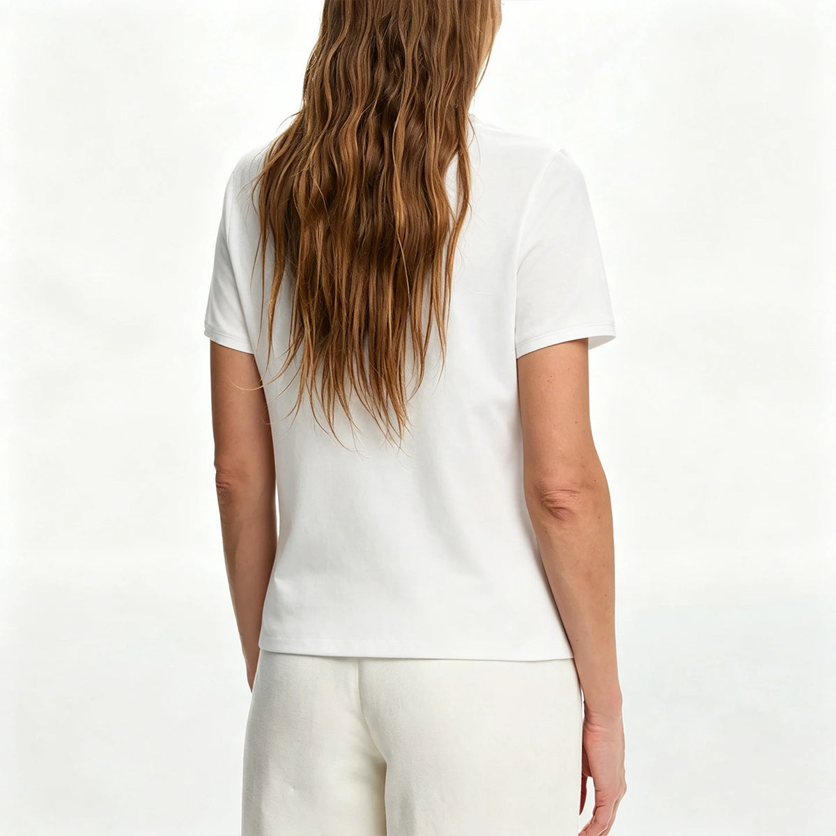 CH Women's clothing-women's cotton embroidered- casual basic T-shirt- street style-summer fashion-comfortable and breathable top