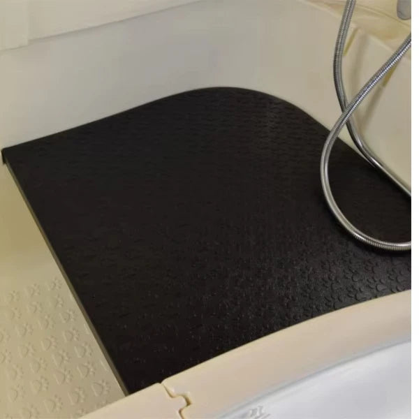 Factory Supply Durable Multicolor Plastic Dog Grooming Bathtub with Splash Back