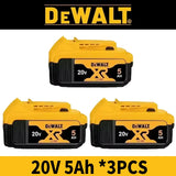 100% Genuine Dewalt 20V Battery ,20V 6Ah 5Ah Rechargeable Battery &Charger DCB206 For Dewalt Power tool Replacement battery