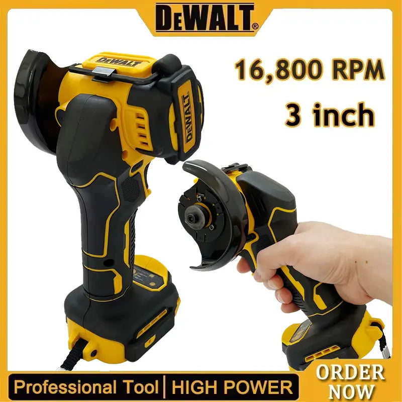 DEWALT Cordless Grinder Cutting Machine Grinding Polishing Machine Electric Diamond Cutting Grinder Power Tools  Angle Grinder