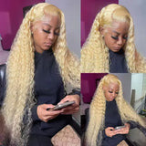 30 32 Inch 613 Loose Deep Wave 13x6 HD Lace Frontal Wigs Curly Brazilian