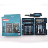 Makita E-25096 Ratchet Screwdriver Hexagonal Sleeve Screwdriver Bits 44PCS Set Tool Attachments