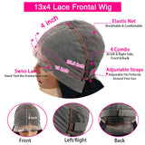 HD Transparent Lace 200 Density 13x4 13x6 Full Frontal Lace 99j Burgundy
