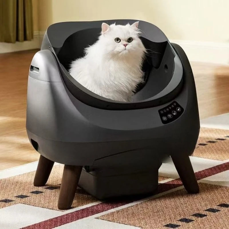 Automatic cat litter box, smart cat toilet open, oversized