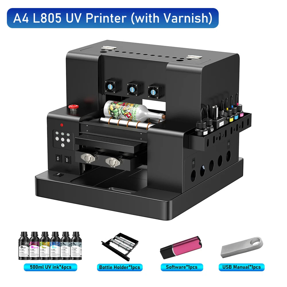 US Stock A3 L805 UV DTF Printer For Epson XP600 DTF Printer A4 A3 DTF Printer T shirt Printing Machine impresora dtf EU Stock