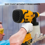 Dewalt 800ML Cordless Electric Spray Gun Portable Paint Sprayer High Power Auto Furniture Coating Airbrush For Dewalt Battery