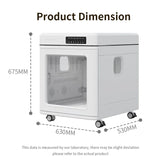 100L Foldable Pet Dog Dryer, 360° Efficient Automatic Quiet Box With Smart Temperature Control, Ideal For Cats Dogs