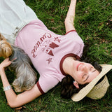 TOYOUTH Women Preppy Polo T-Shirt Summer 2026 New Arrival Contrast Color Tweed Texture Striped Short Sleeve Old Money Aesthetic