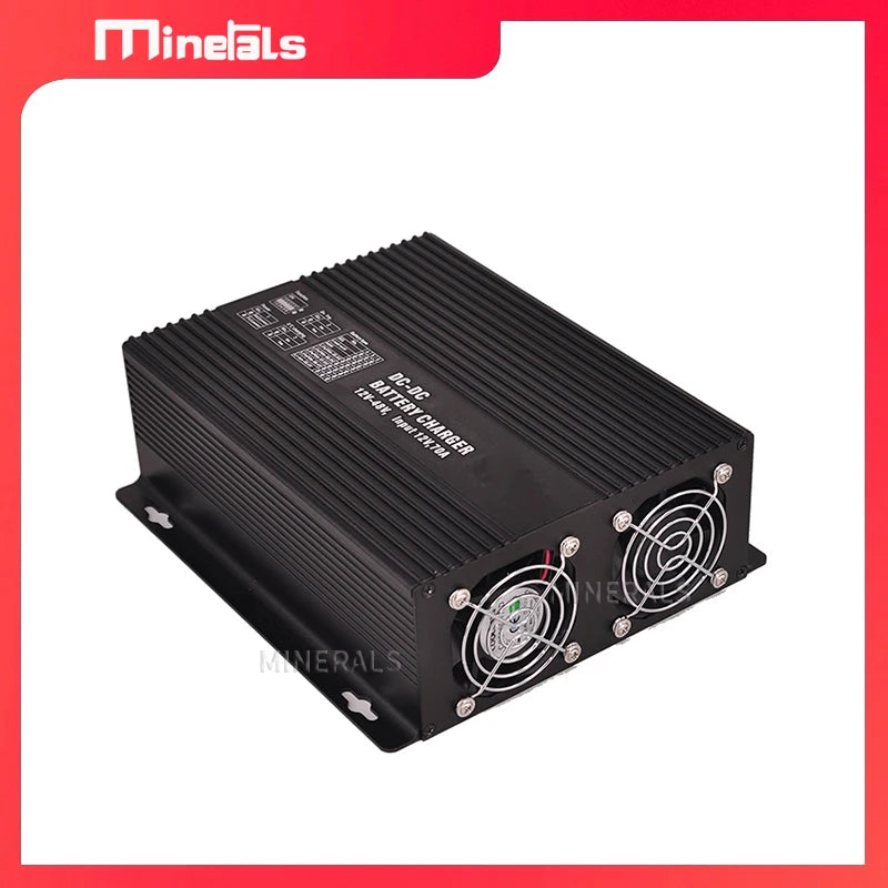 DC to DC 12V 30A Smart Charger with Booster Support App Lithium Battery Fully Automatic Charging Temperature Charger