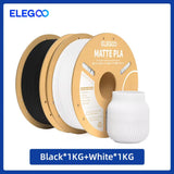 ELEGOO Multiple-Color Matte PLA Filament 1.75mm 2KG/4KG/5KG/10KG For EU US