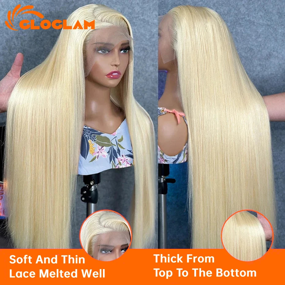 Straight 220 Density 13x4 13x6 360 Lace Front Wig Human Hair Pre Plucked
