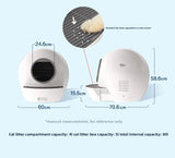Intelligent cat litter box, a cat product with automatic cleaning and deodorizing functions, can eliminate odors，cat supplies