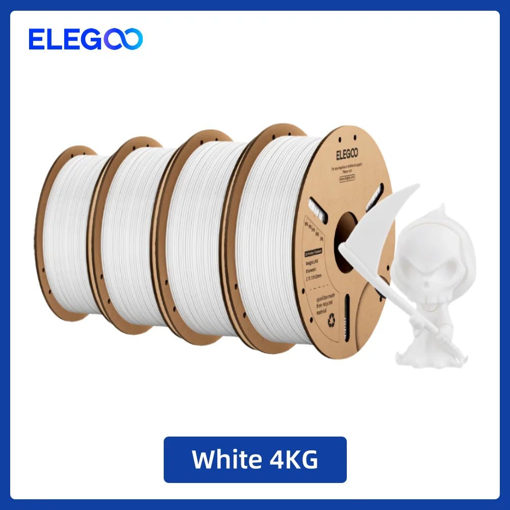 ELEGOO PLA Filament 10KG 1.75mm Plastic 3D PLA for 3D Printer Filament for FDM 3D Printer Elegoo