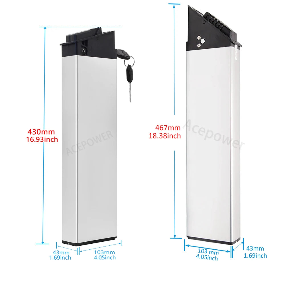 For Lectric XP 1.0/2.0 Ebike Battery 48V 10.4Ah 12.8Ah 14Ah For Lectric XP 1.0/2.0 Step-Over Or Step-Thru Frame Long Range Bike Replacement Battery