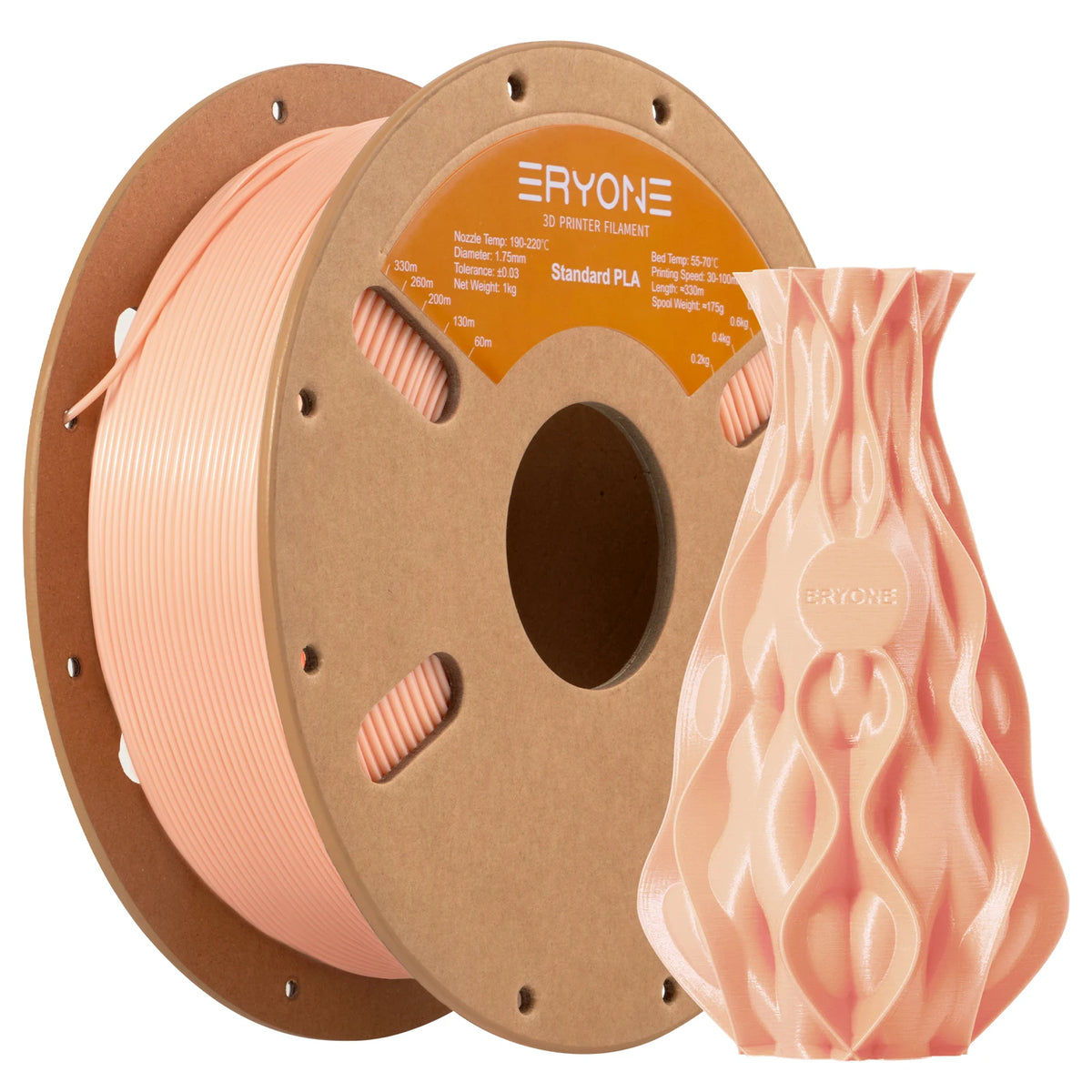 ERYONE Standard PLA Filament 1kg 1.75mm High Quality 3D PLA  Low Shrinkage Consumable For 3D Printer Fast Shipp