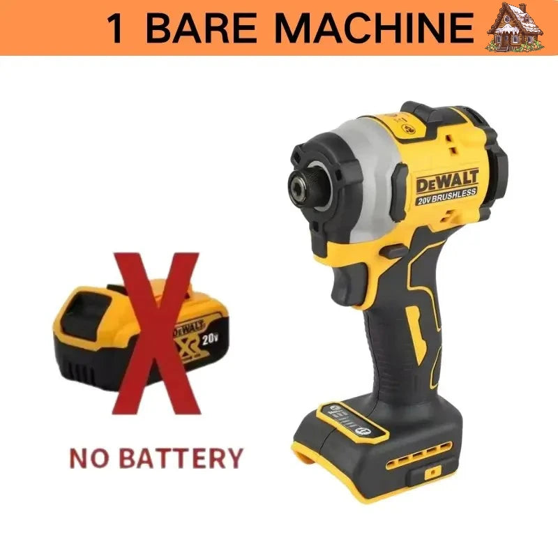 DEWALT DCF850 20V Impact Driver 205N.m Torque Forward/Reverse Switch for Screw Driving&Bolt Tightening in Construction&Workshop