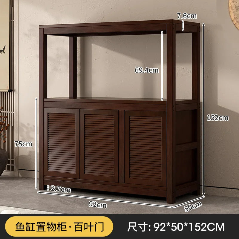 Fish tank rack integrated large living room dedicated multi-layer floor storage