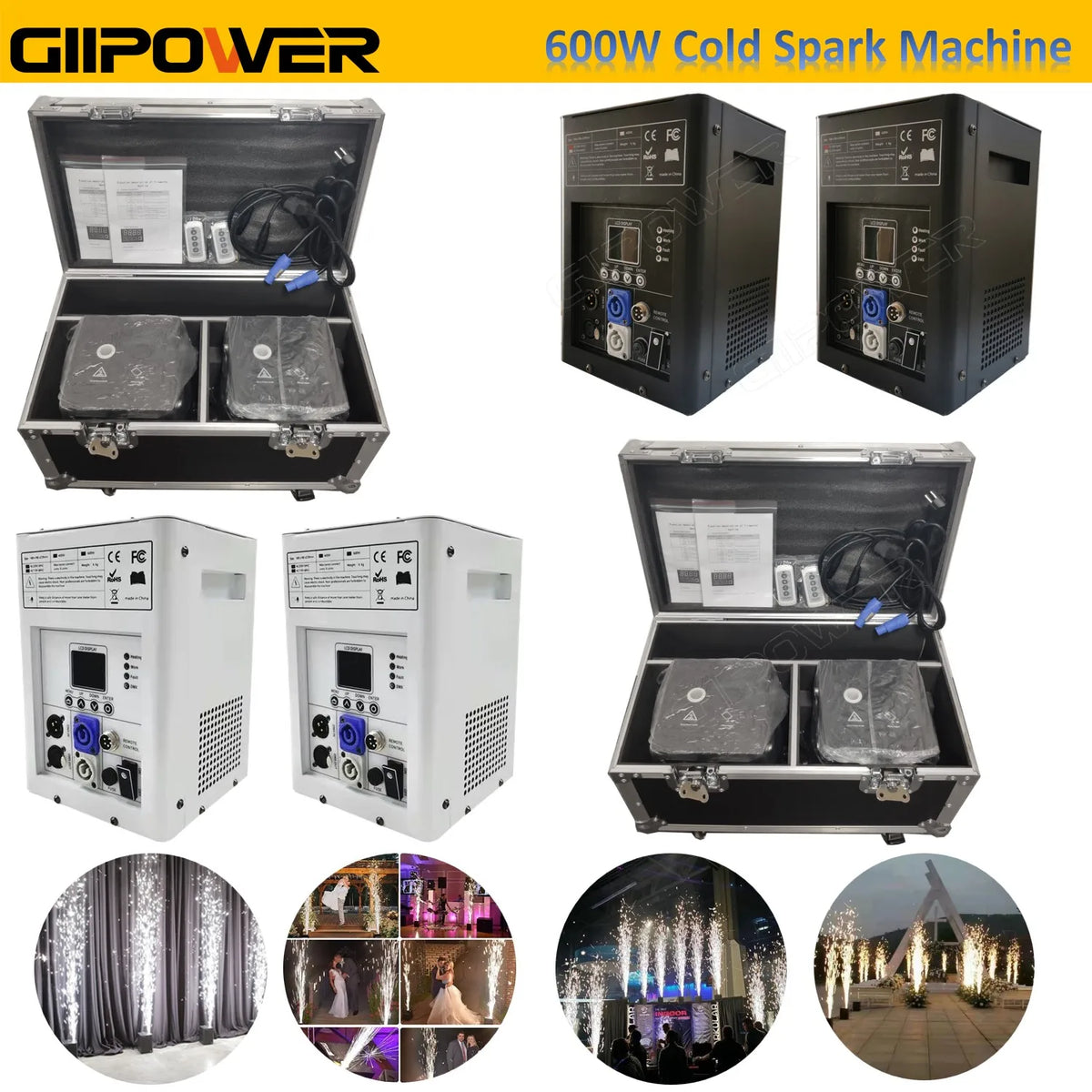 1~10 bags Ti Powder 200g Cold Sparks Machine Metal Consumables For Cold Spark Fountain Sparkular Machine Wedding Stage