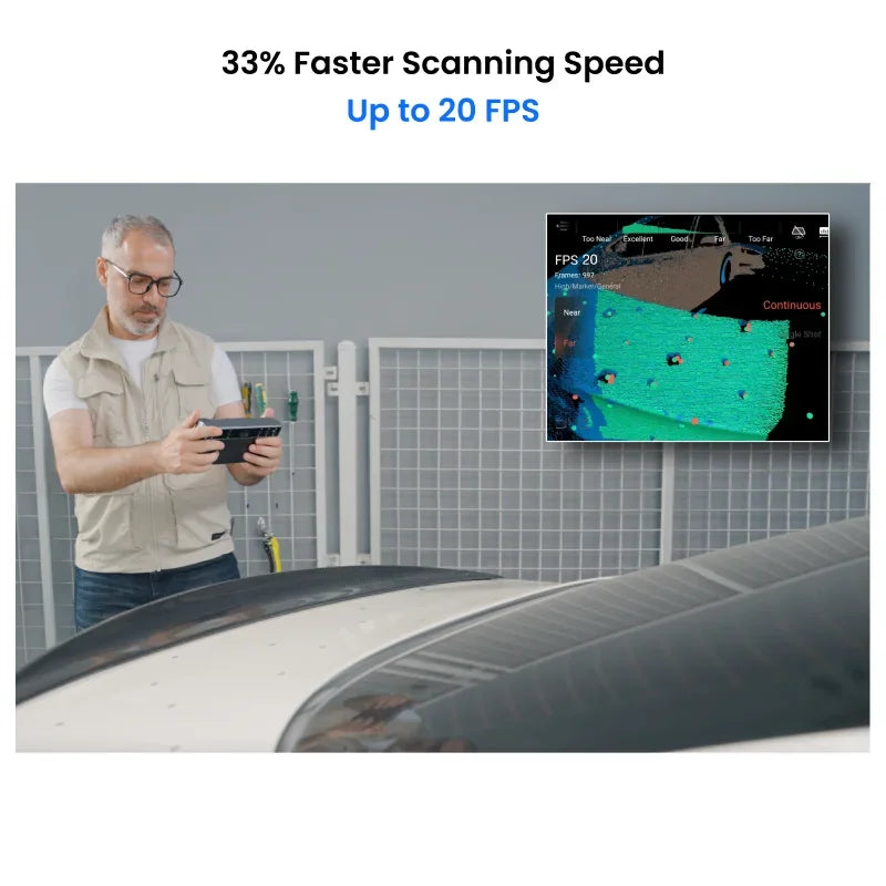 (Send Free 500 6-10nm Markers）Revopoint MIRACO Standard/Pro 3D Scanner with free Visibility Marker points 8K Color  Scanner