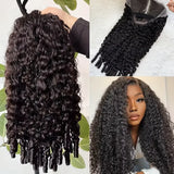 7x6 Burmese Curly Human Hair Wigs13x4 13X6 HD Transparent Lace Front Wig Vietnamese Raw Human Hair 180% 200% Density