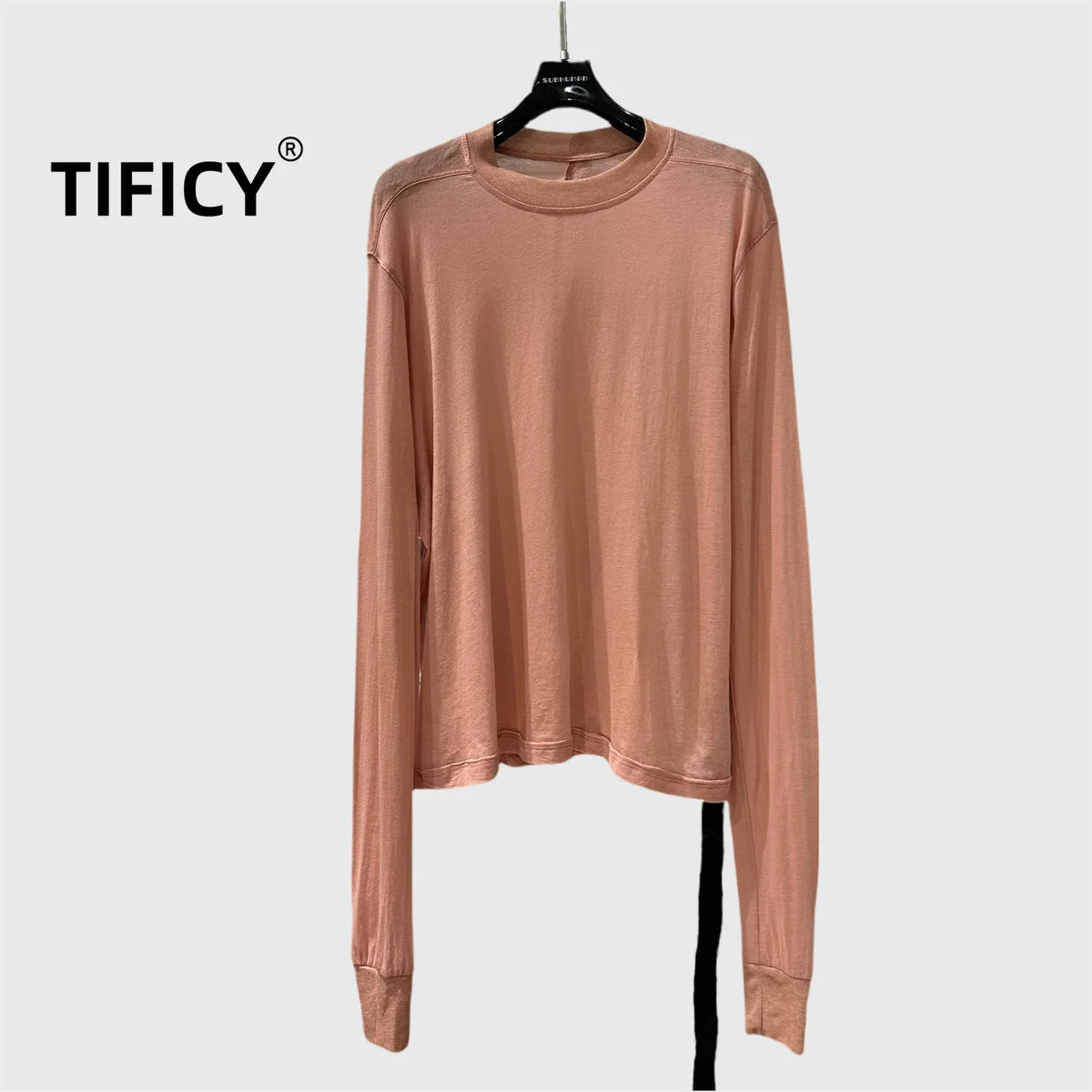 High Street Cotton Tshirt Tops New Early Spring Men/women's Comfortable Solid Color Soft Round Neck Casual Simple Base T-shirt