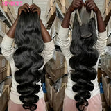 30 40 Inch 13x6 Body Wave Hd Human Hair Lace Frontal Wig 13x4 Body Wave Human Hair Wigs For Black Women Nature Black Brazilian