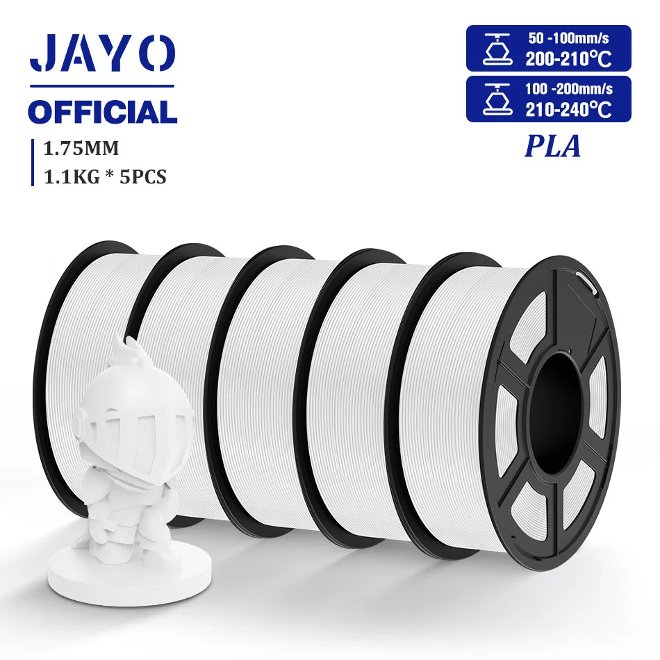 JAYO PLA/PLA META/PETG/SILK/PLA+/Wood/ ABS/Marble 3D Printer Filament 1.75mm 5KG 3D Printing Materials for 3D Printer&3D Pen
