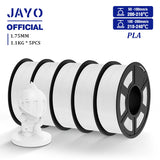 JAYO PLA/PLA META/PETG/SILK/PLA+/Wood/ ABS/Marble 3D Printer Filament 1.75mm 5KG 3D Printing Materials for 3D Printer&3D Pen