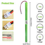 FMA 12V Ni-Cd Ni-MH 1.2-3Ah Rechargeable Battery for SunSetter Solar Blind Solar Energy Storage Durable