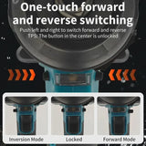 Makita Brushless DTW700 Cordless Electric Impact Wrench 1/2 Inch 18V Battery Compatible Power Tool for Automotive Repair