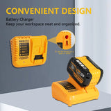 12Ah 20V/60V MAX Replacement Battery Compatible with DEWALT DCB612 DCB606 DCB609 FLEXVOLT Power Tools