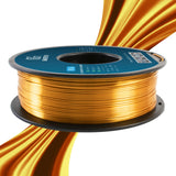 GEEETECH 5Rolls 3D Silk PLA Filament 1Kg/roll 1.75mm Spool Wire For 3D Printer Material,Safety, Vacuum packaging